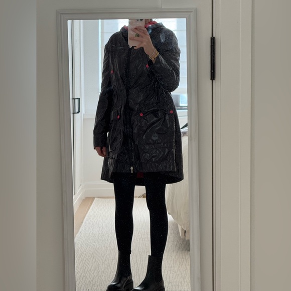 MONCLER Black Raincoat - Girls 14 / Womens 0 / 1 - Picture 6 of 11